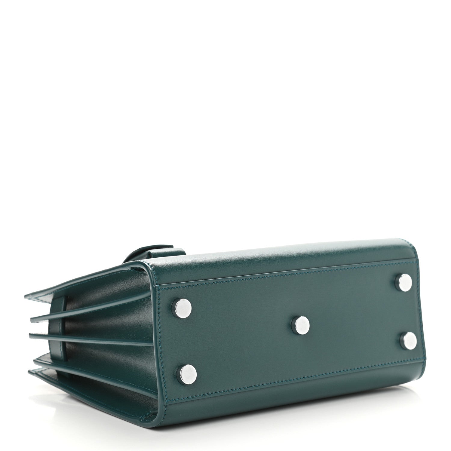 Saint Laurent Calfskin Nano Sac De Jour Sea Turquoise 3 of 9