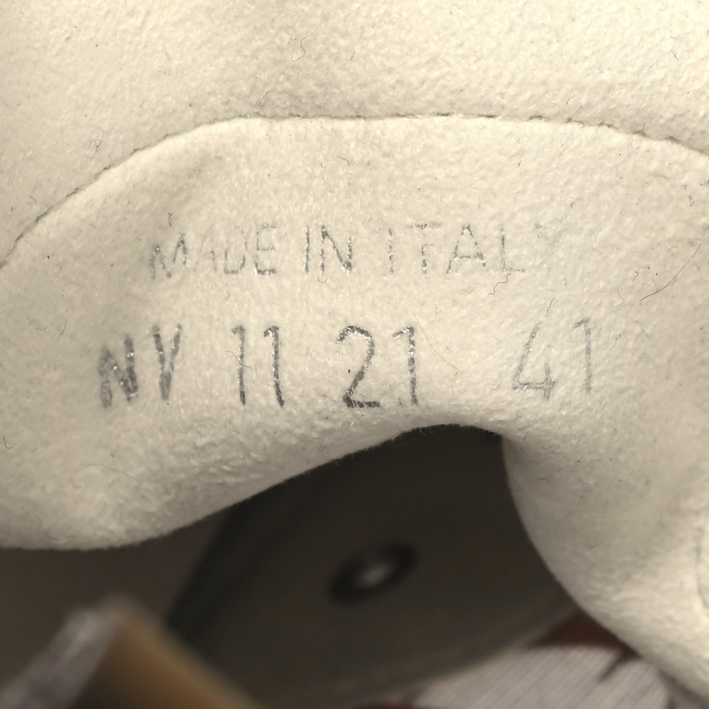 Technical Canvas Oblique Mens B23 High Top Sneakers 41 Brown Beige