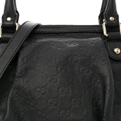 Gucci Guccissima Medium Sukey Top Handle Bag Black 8 of 12