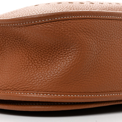 Hermes Taurillon Clemence Evelyne III GM Gold 9 of 10