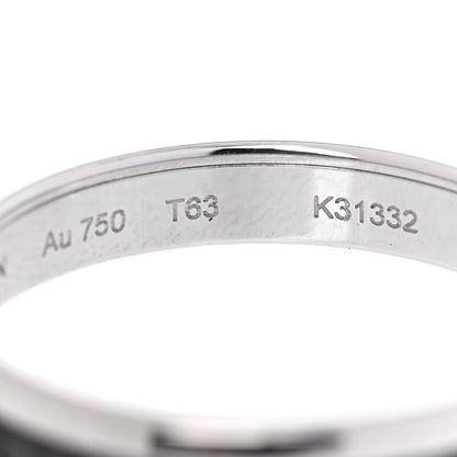 Boucheron 18K White Gold PVD Quatre Black Edition Wedding Band Ring 63 10.25 5 of 7