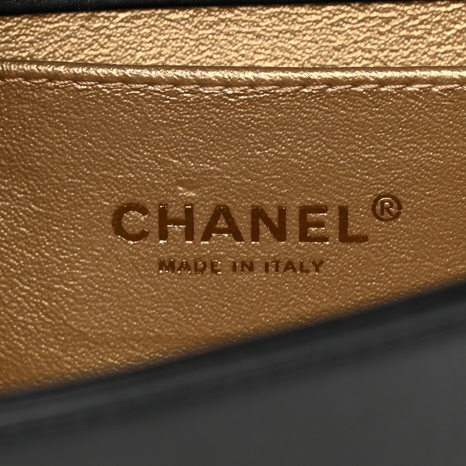 Chanel Crocodile Python Calfskin Embossed Medium Boy Flap Black Gold 6 of 17