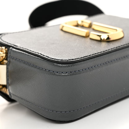 Marc Jacobs Saffiano Snapshot Camera Bag Black Grey 10 of 11