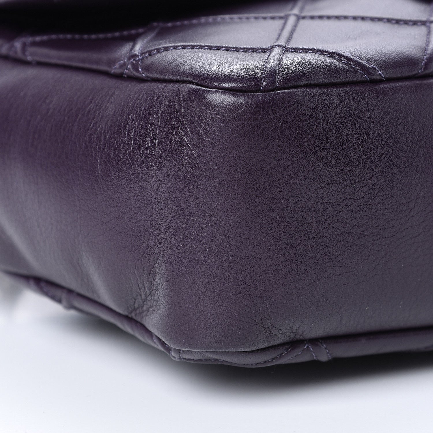 Chanel Calfskin Diamond Debossed Medium Cosmos Flap Purple 9 of 11