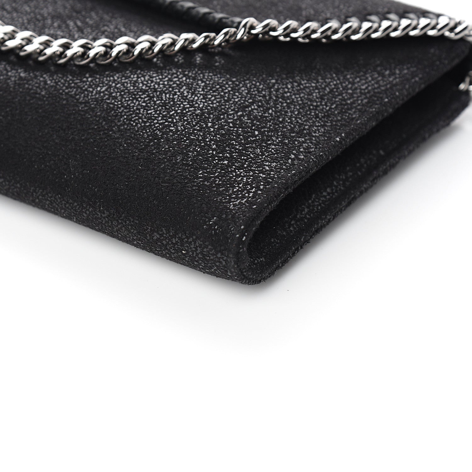 Stella McCartney Shaggy Deer Falabella Mini Crossbody Bag Black 8 of 9