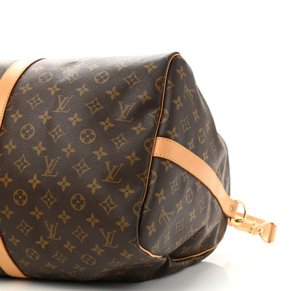 Louis Vuitton Monogram Keepall Bandouliere 55 10 of 15