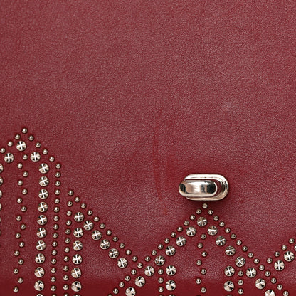 Valentino Garavani Vitello Loveblade Embellished Chain Flap Bag Rubino 16 of 16