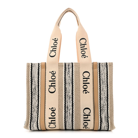 Knit Medium Woody Ribbon Tote Multicolor