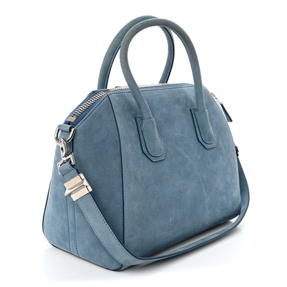 Givenchy Nubuck Small Antigona Medium Blue 3 of 13