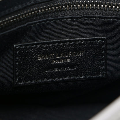 Saint Laurent Crinkled Calfskin Matelasse Monogram Niki Chain Wallet Granite 6 of 10