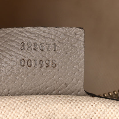 Gucci Monogram Medium Bree Zippered Tote Beige Grey 7 of 10