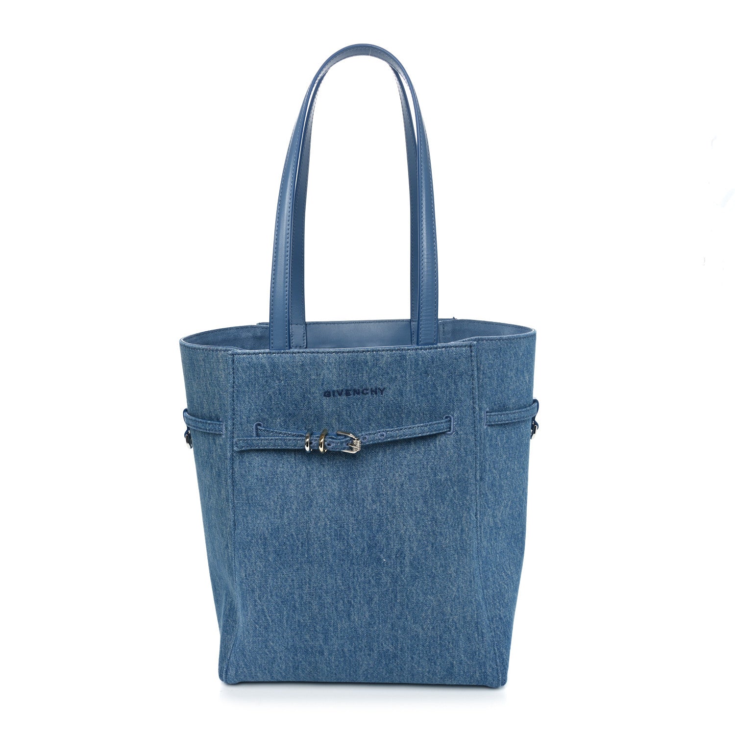 Givenchy Denim Small Voyou Small North South Tote Medium Blue 1 of 9