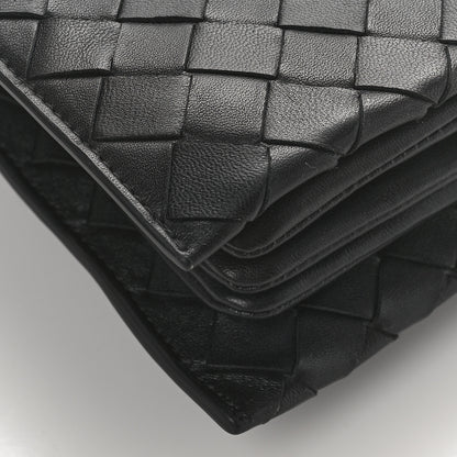 Bottega Veneta Nappa Intrecciato Trio Pouch On Strap Black 7 of 8
