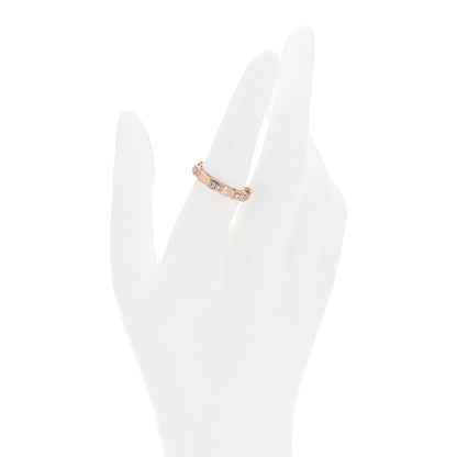Bulgari 18K Rose Gold Diamond Serpenti Viper Ring 54 6.75 2 of 6