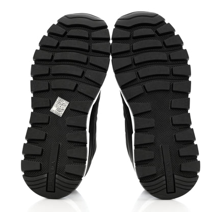 Prada Re-Nylon Piuma Metal Triangle Logo Quilted 45mm Sneakers 41 Black 5 of 9