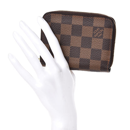 Louis Vuitton Damier Ebene Zippy Coin Purse 2 of 7