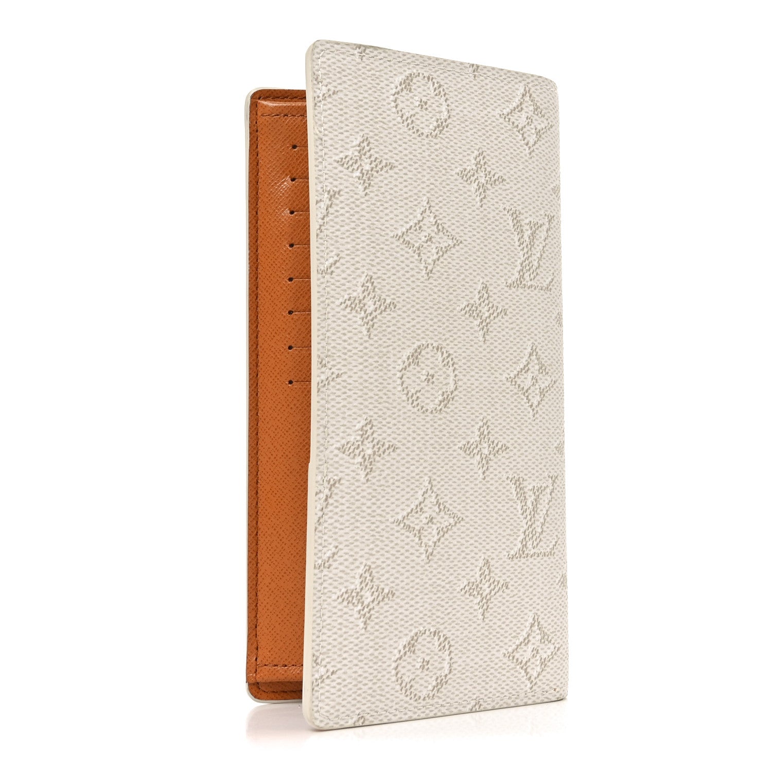 【新品未使用】LUXURY MATERIAL HERITAGE WALLET Louis Vuitton Monogram Heritage Brazza Wallet Off-White 1801396