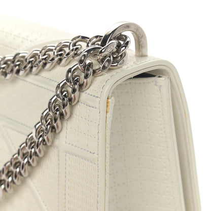 Christian Dior Patent Micro-Cannage Small Diorama Flap Bag White 16 of 16