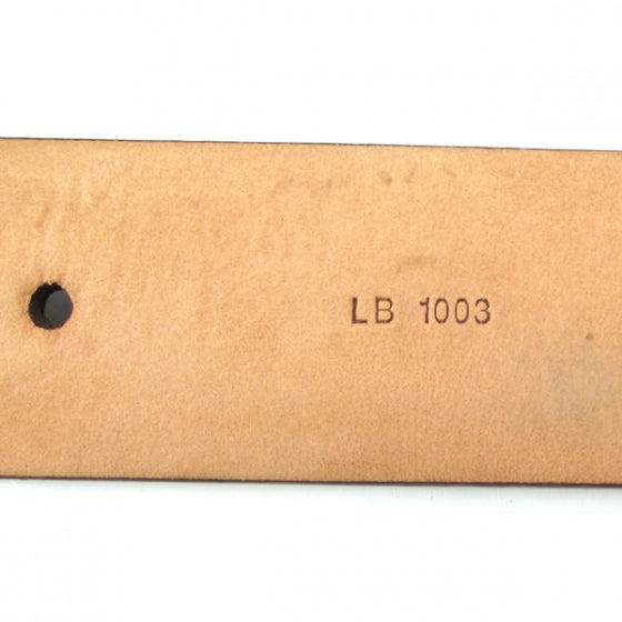 Monogram Belt w Gold Buckle 85/34