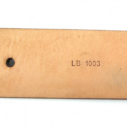 Louis Vuitton Monogram Belt w Gold Buckle 85/34 5 of 6