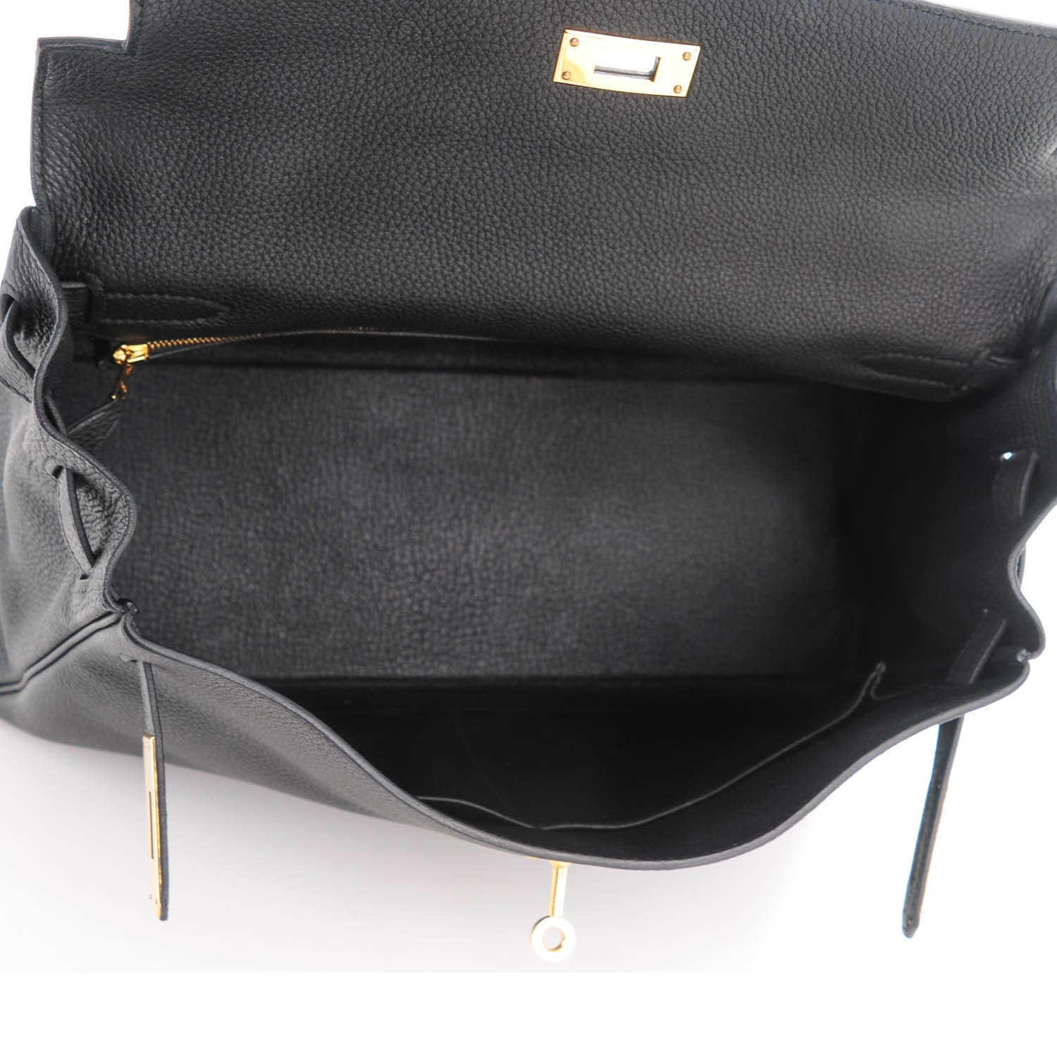 Hermes Togo Kelly Retourne 32 Black 7 of 22