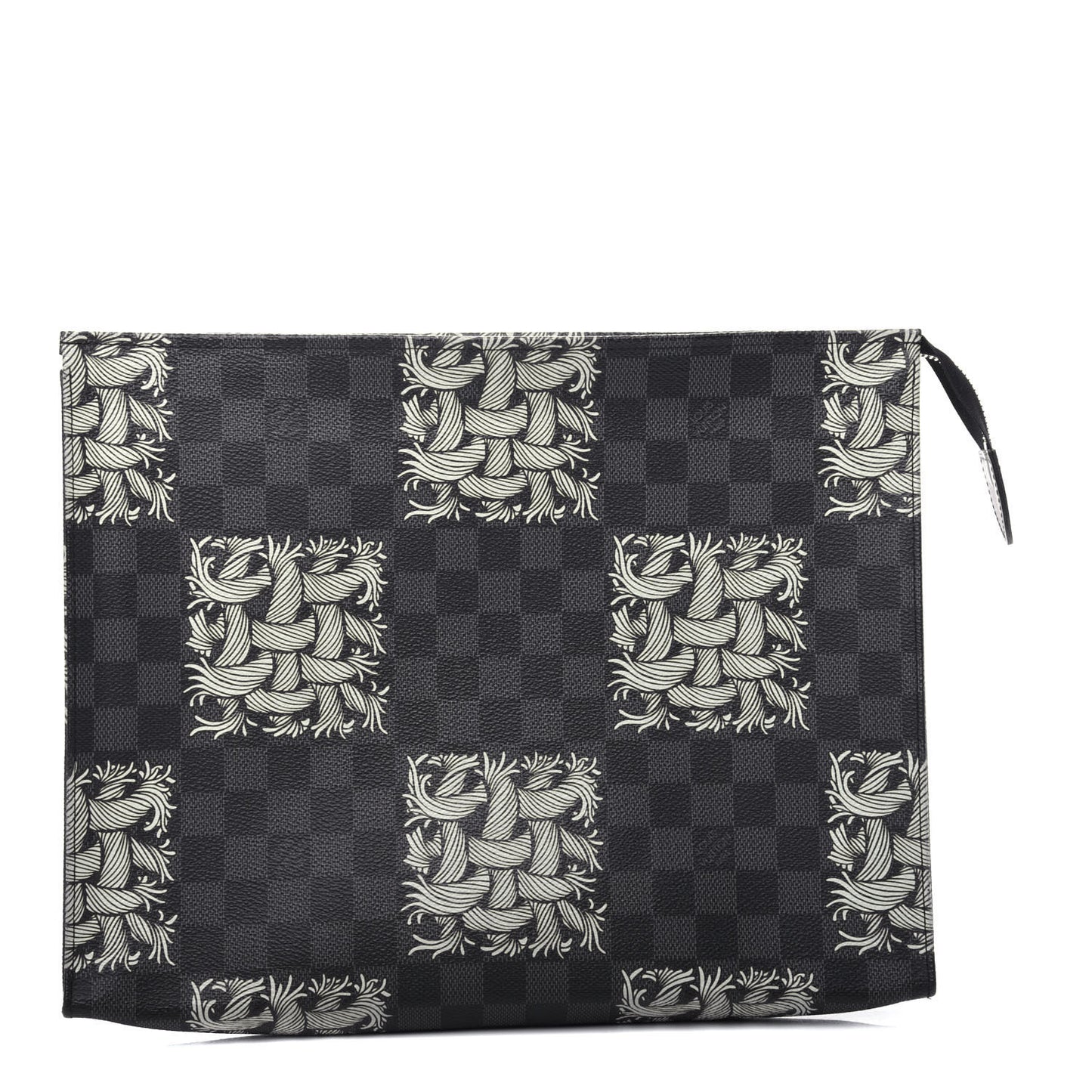 Damier Graphite Rope Pochette Voyage White