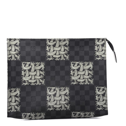 Louis Vuitton Damier Graphite Rope Pochette Voyage White 1 of 8