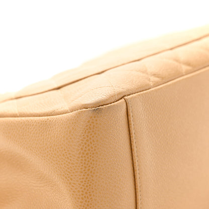 Chanel Caviar Quilted Grand Shopping Tote GST Beige 11 of 13