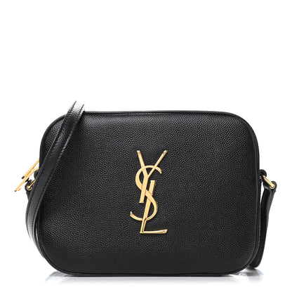 Saint Laurent Grain De Poudre Small Classic Monogram Camera Bag Black 1 of 7