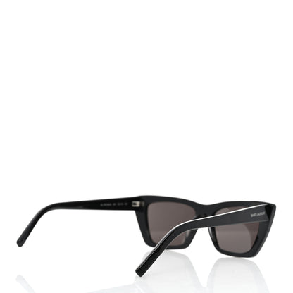 Saint Laurent Mica SL 276 Acetate Cat Eye Sunglasses Black 4 of 8