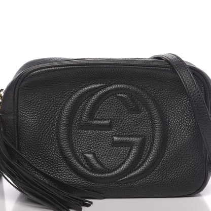 Gucci Pebbled Calfskin Small Soho Disco Bag Black 11 of 12