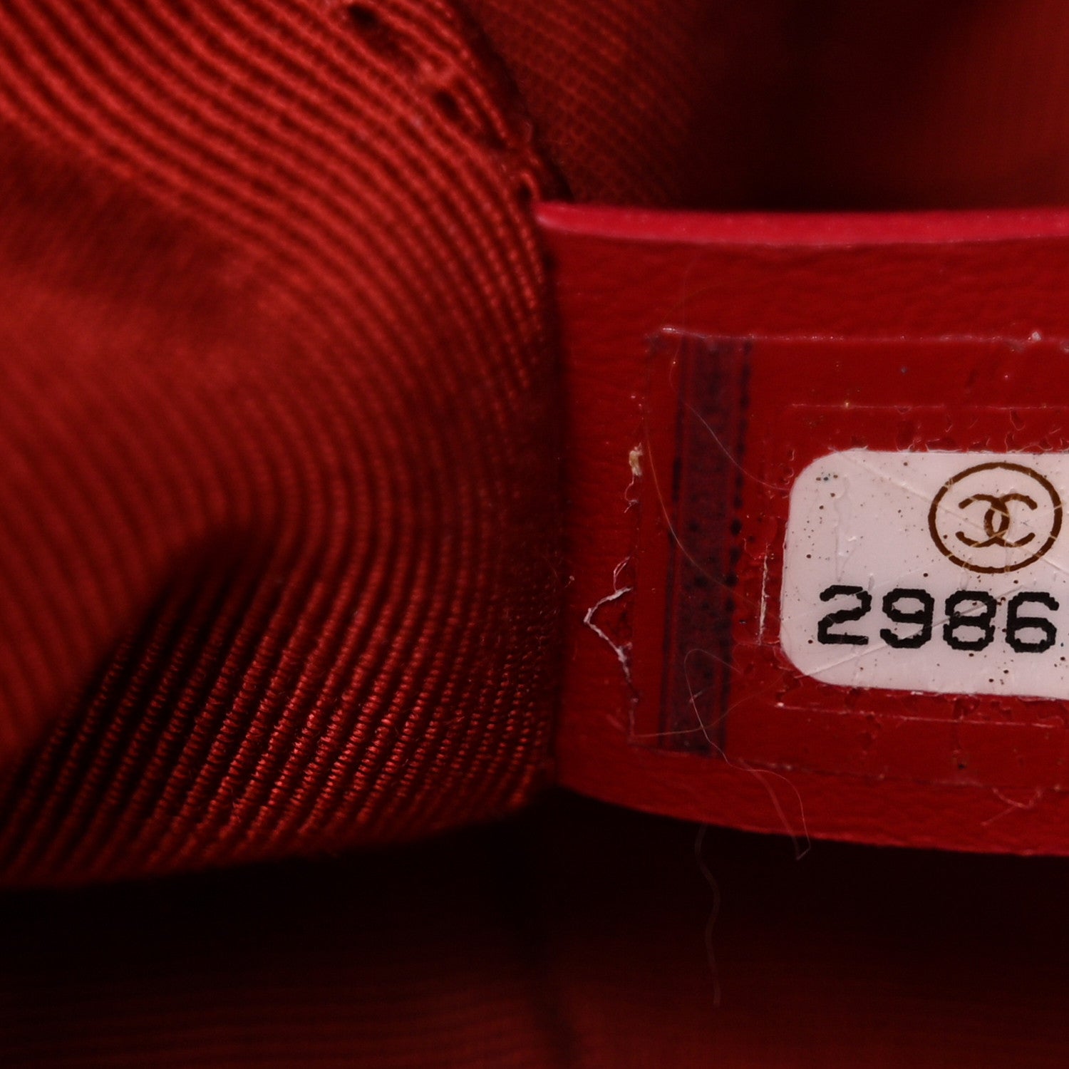 Chanel Calfskin Chain 20s Signature Bowling Bag Red 7 of 10