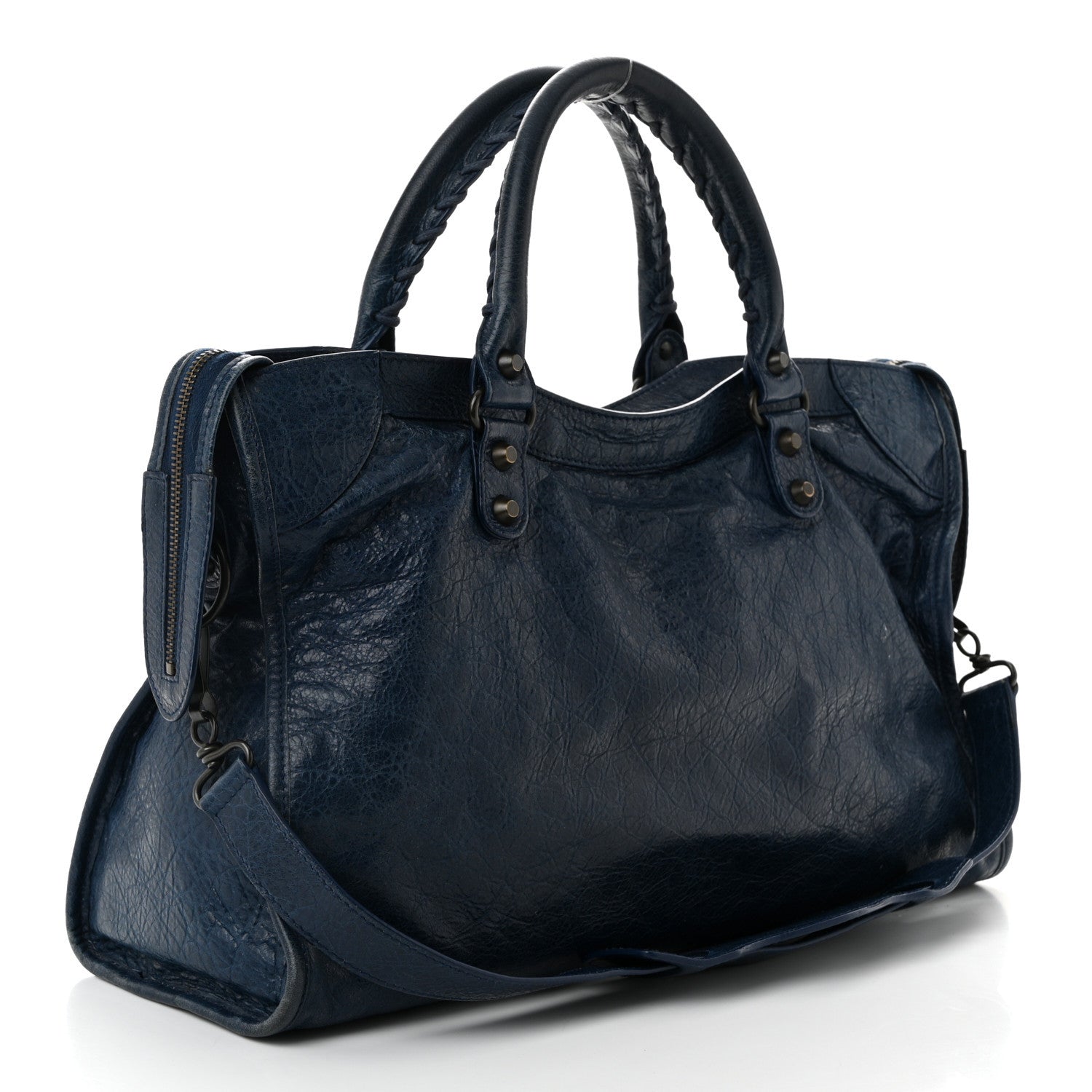 Balenciaga Agneau Classic Hardware City Bleu Mineral 4 of 14
