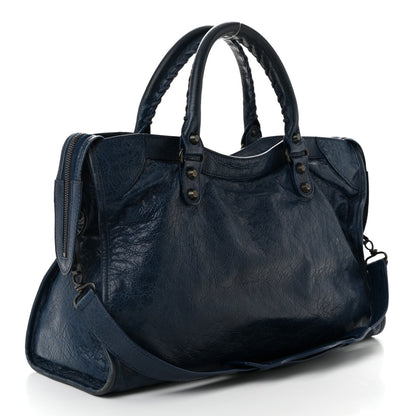 Balenciaga Agneau Classic Hardware City Bleu Mineral 4 of 14