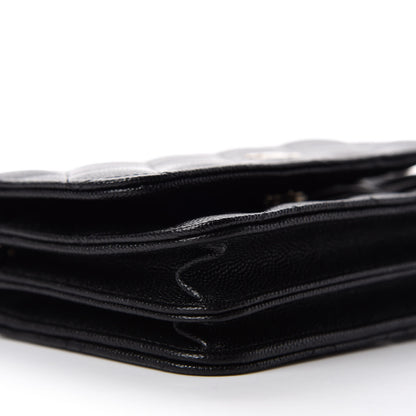 Chanel Caviar Quilted Mini Wallet On Chain WOC Black 6 of 11