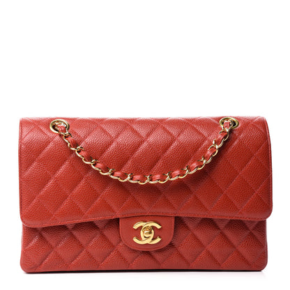 Chanel Caviar Quilted Medium Double Flap Red 1 of 11