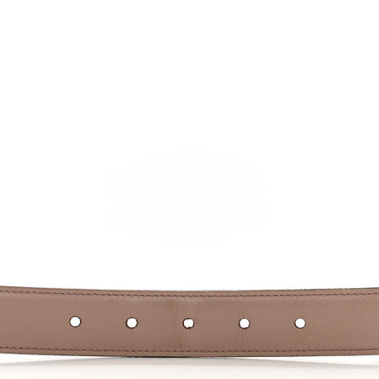Gucci GG Supreme Monogram Selleria Calfskin Interlocking G 40mm Belt 85 34 Beige Ebony Cocoa 4 of 9