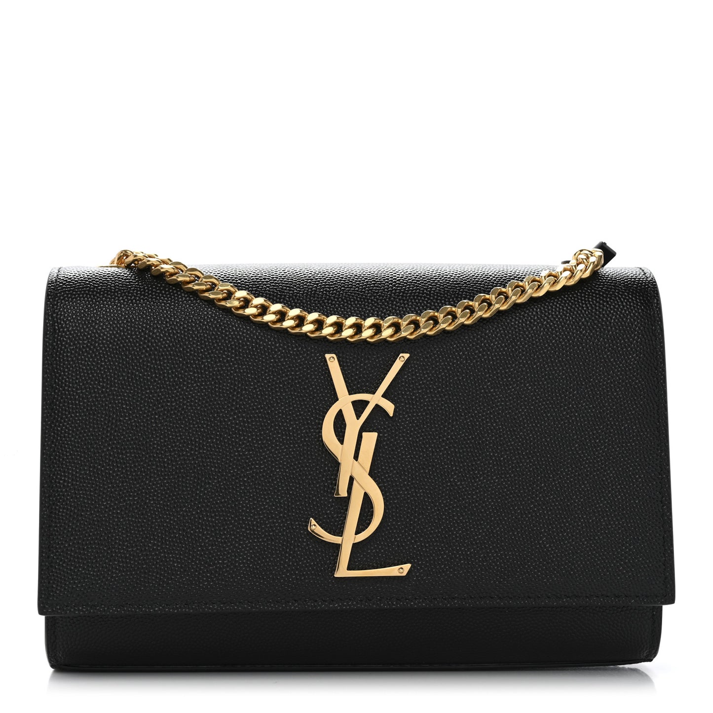 Grain De Poudre Small Monogram Kate Satchel Black