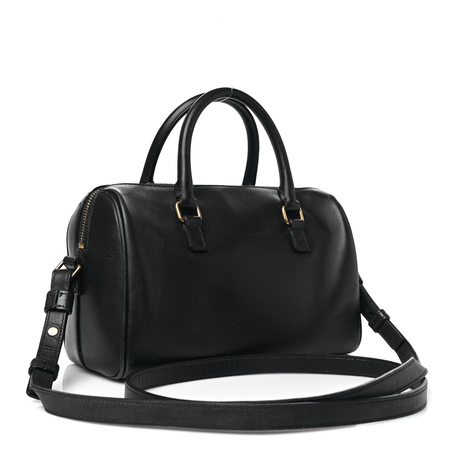 Saint Laurent Calfskin Classic Baby Duffle Navy Blue 3 of 15