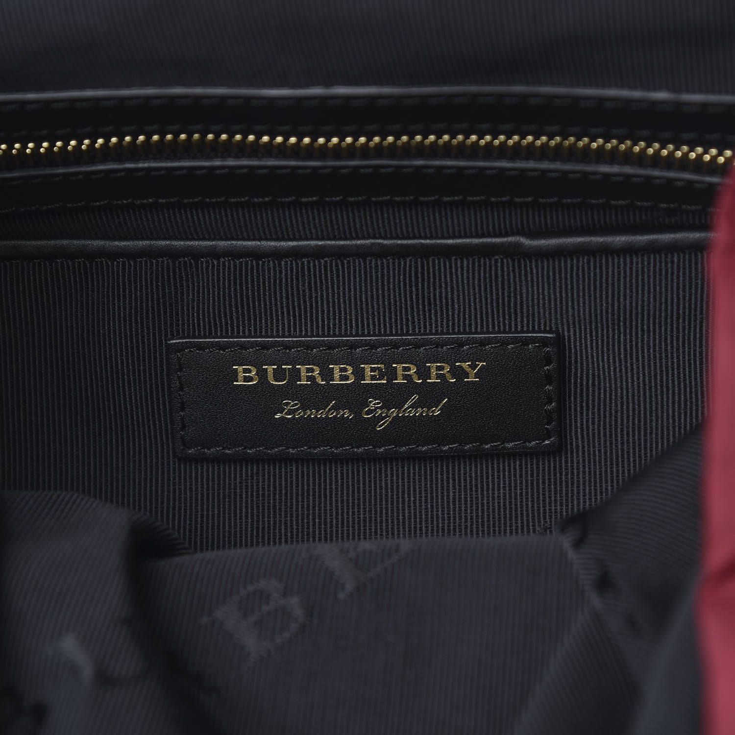 Burberry Nylon Medium Rucksack Backpack Crimson Red 5 of 9