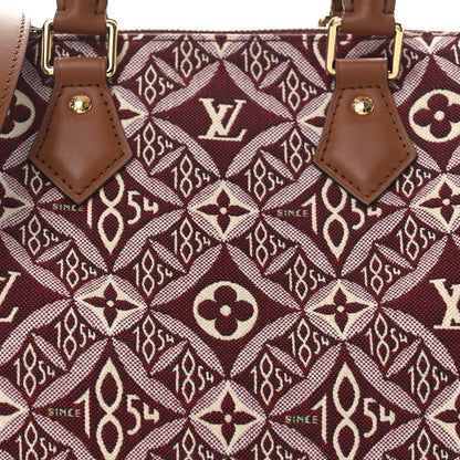 Louis Vuitton Jacquard Since 1854 Speedy Bandouliere 25 Bordeaux 7 of 10