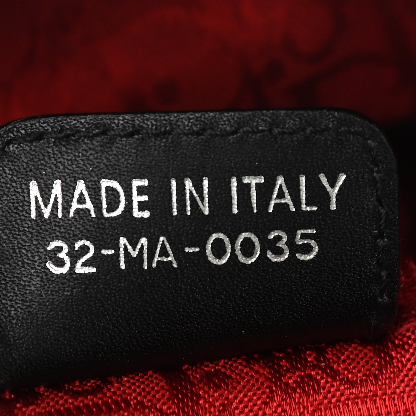 Lambskin Cannage Medium Lady Dior Black