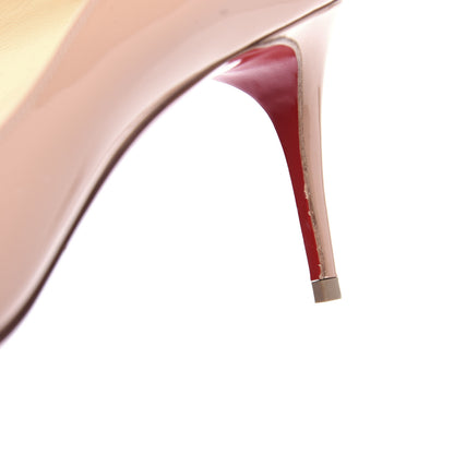 Christian Louboutin Patent Clare 80 Pumps 39 Nude 10 of 12