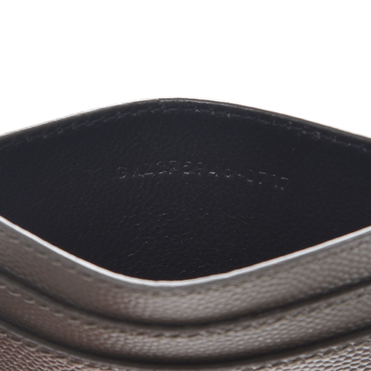 Saint Laurent Grain De Poudre Card Case Haunting Green 7 of 8
