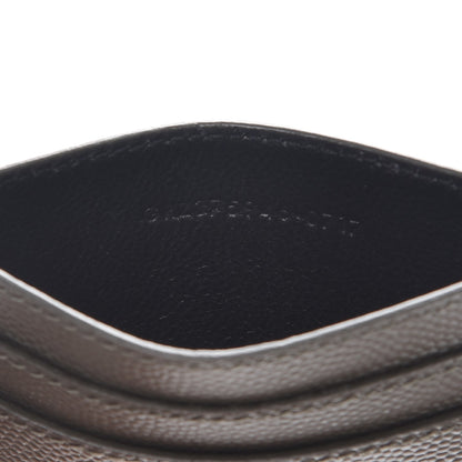 Saint Laurent Grain De Poudre Card Case Haunting Green 7 of 8