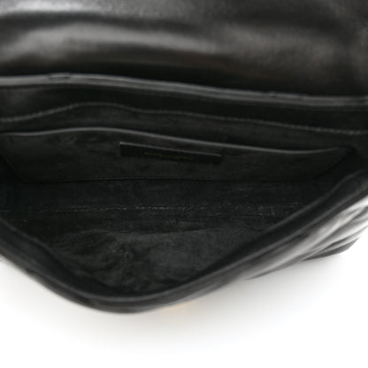 Saint Laurent Lambskin Quilted Le 57 Diamond Shoulder Bag Black 5 of 12