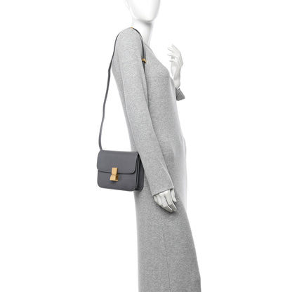 Celine Box Calfskin Teen Classic Box Flap Bag Light Charcoal 2 of 10