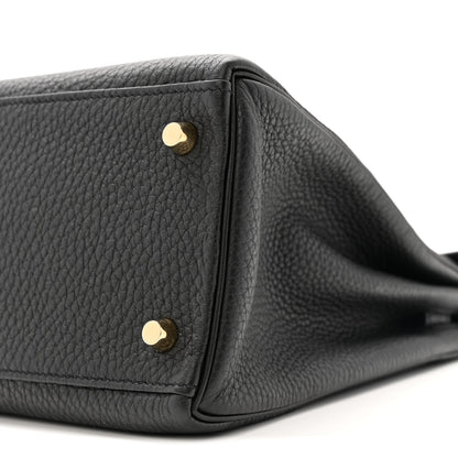 Hermes Togo Kelly Retourne 28 Black 10 of 15