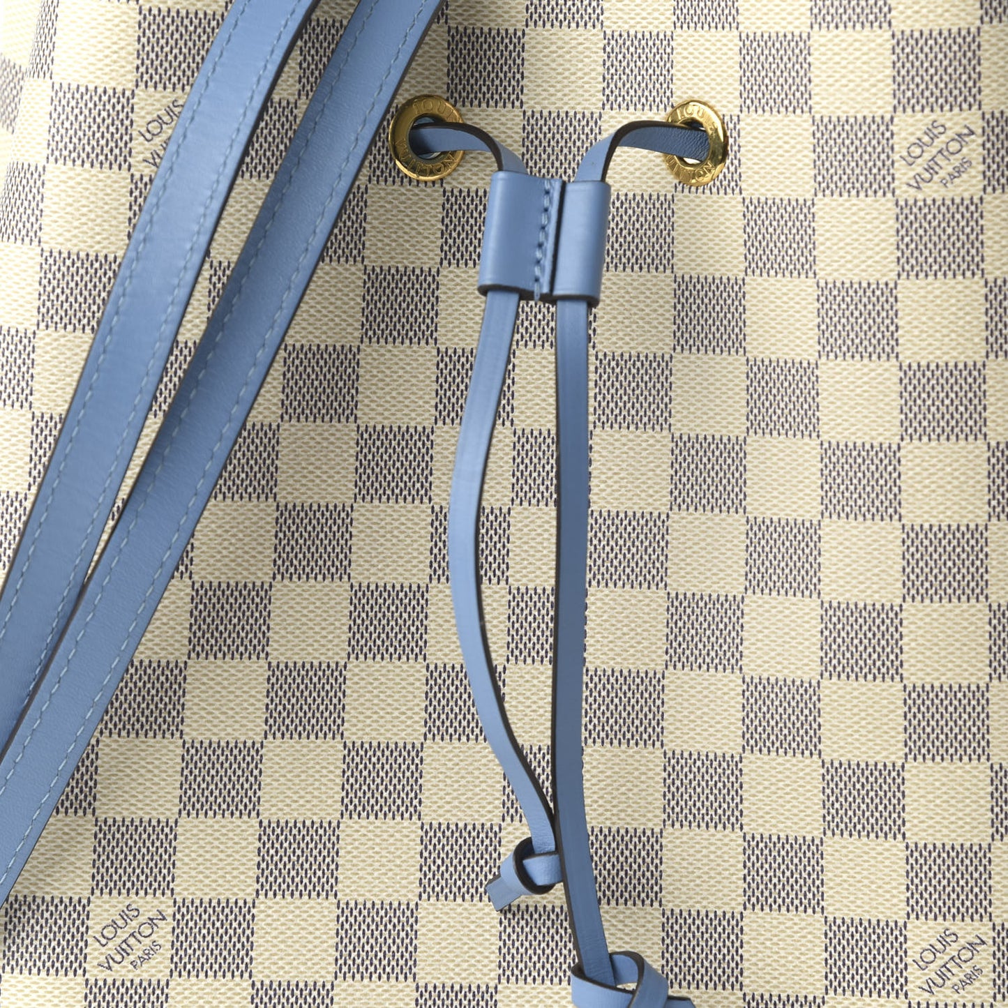 Damier Azur Neonoe MM Bleuet
