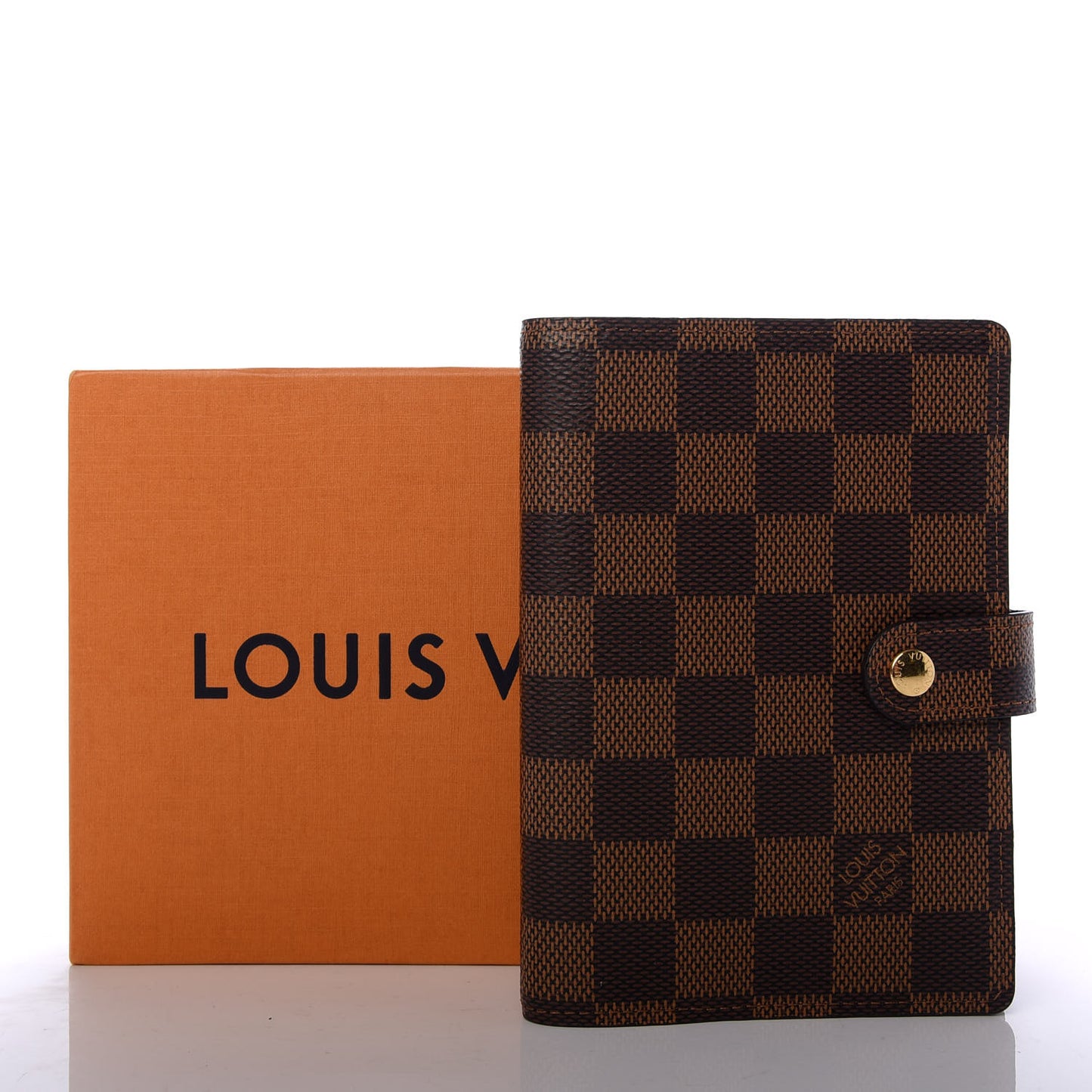 Damier Ebene Small Ring Agenda Cover